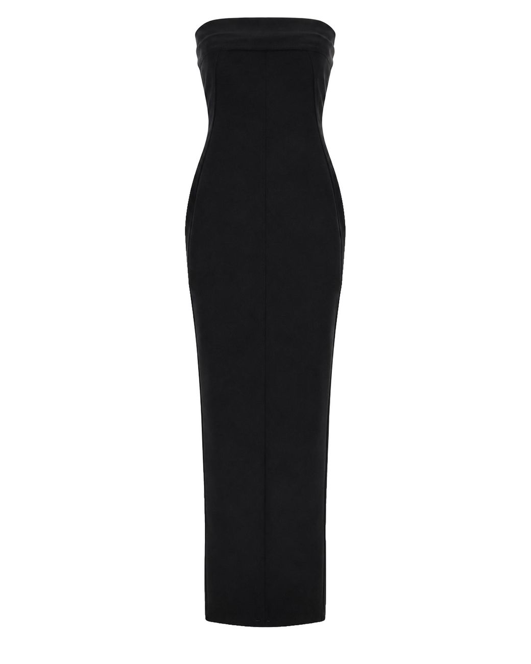 Rick Owens Black Abito Lungo "Bustier Gown"