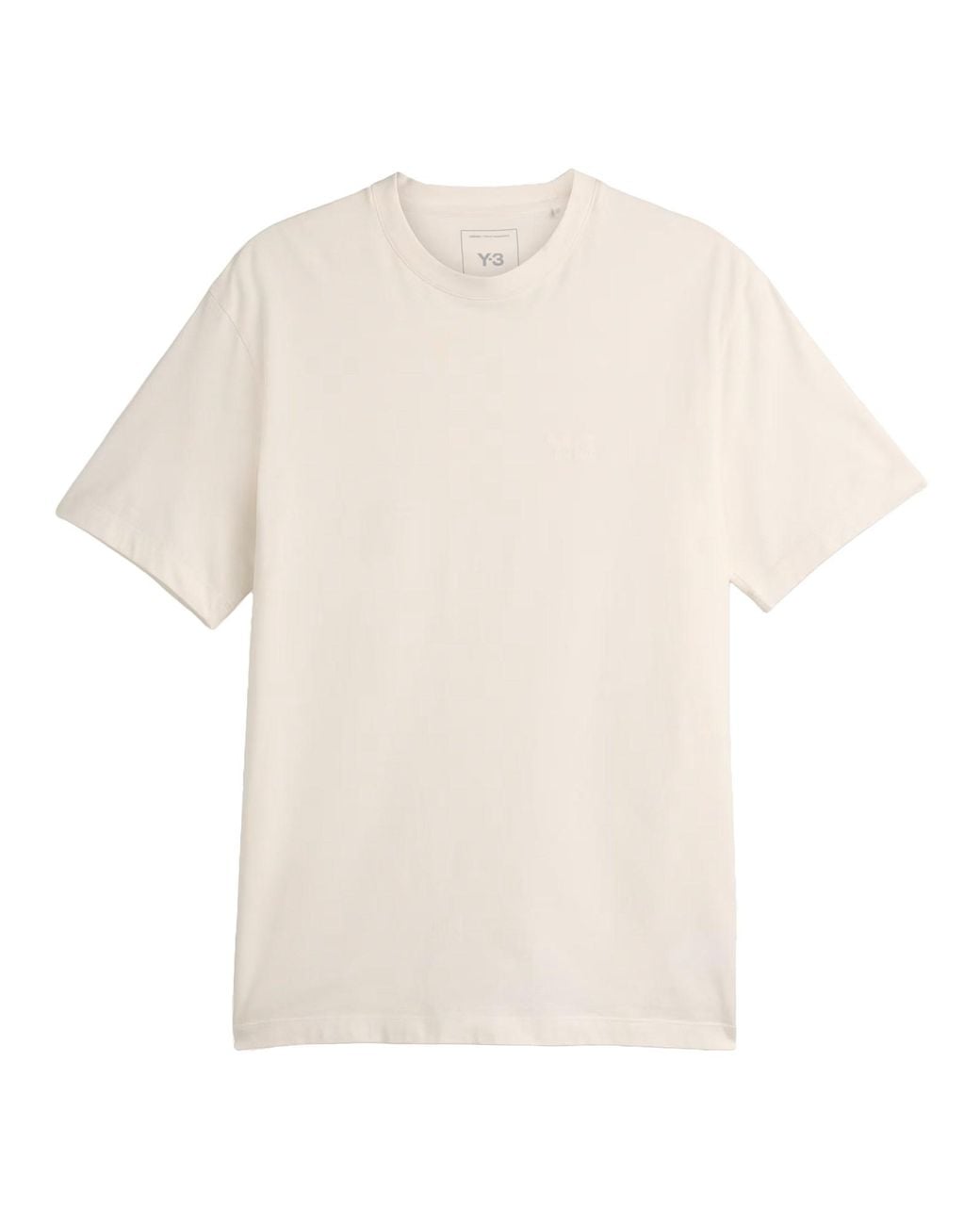 Y-3 White 3 T-Shirt With Logo