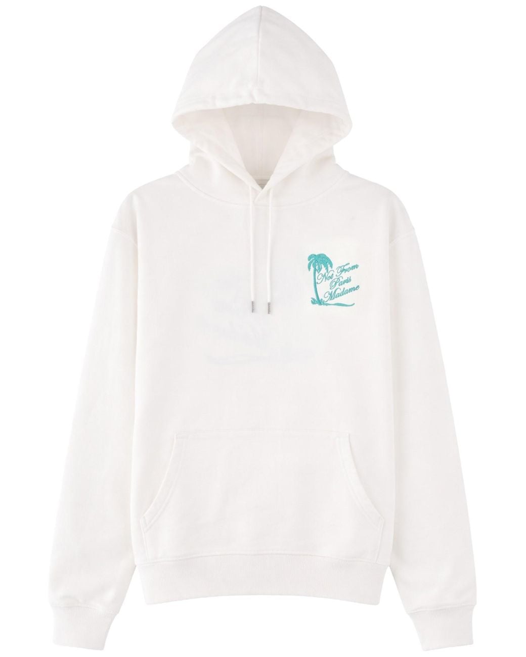 Drole de Monsieur White "Slogan Palmiers" Sweatshirt for men