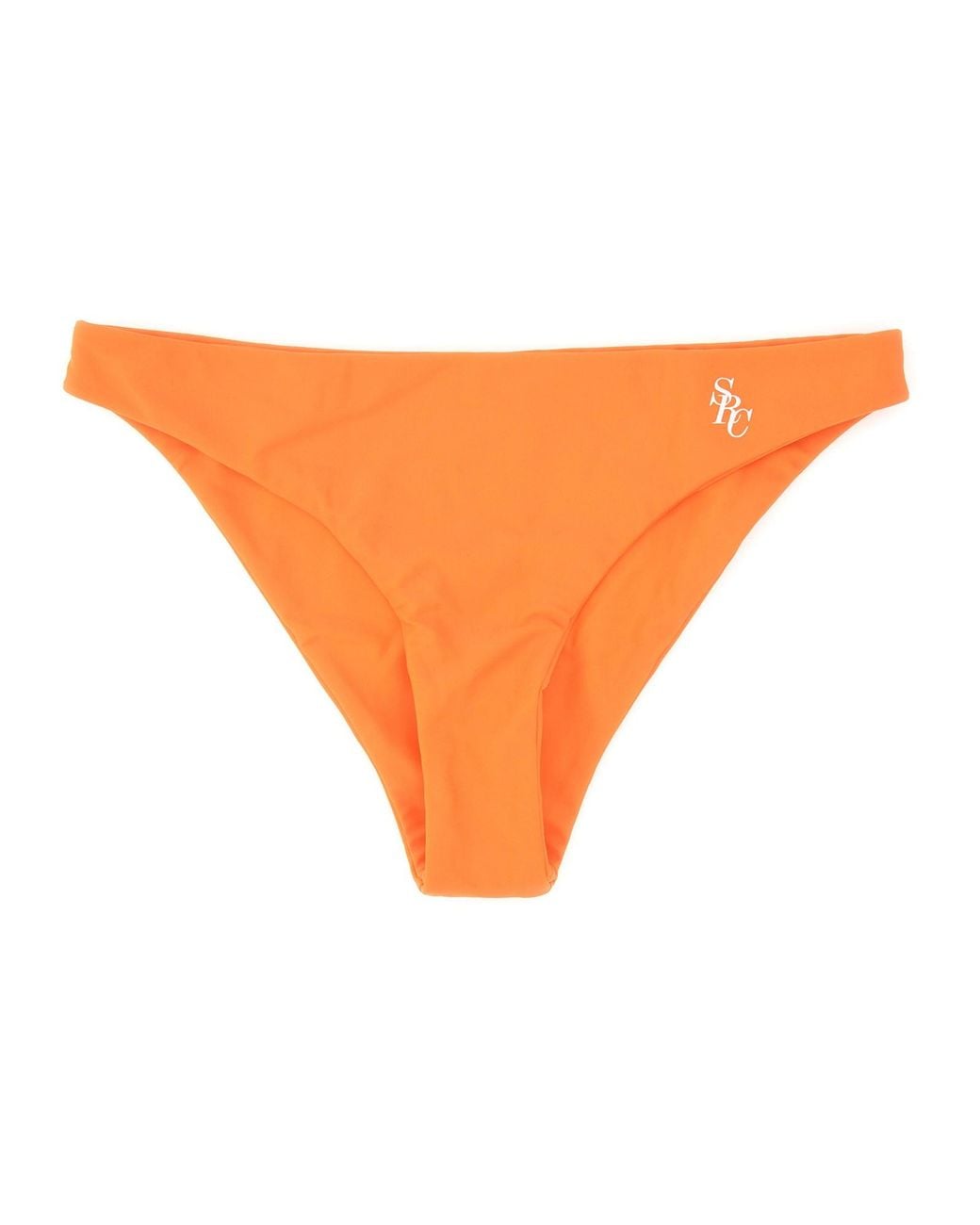 Sporty & Rich Orange Sporty & Rich Bikini Briefs With Logo