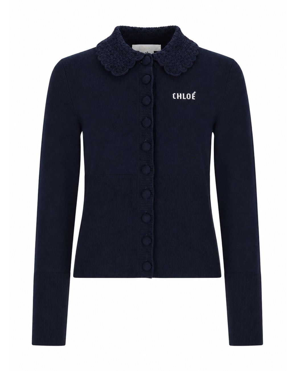 Chloé Blue Cardigan Aderente