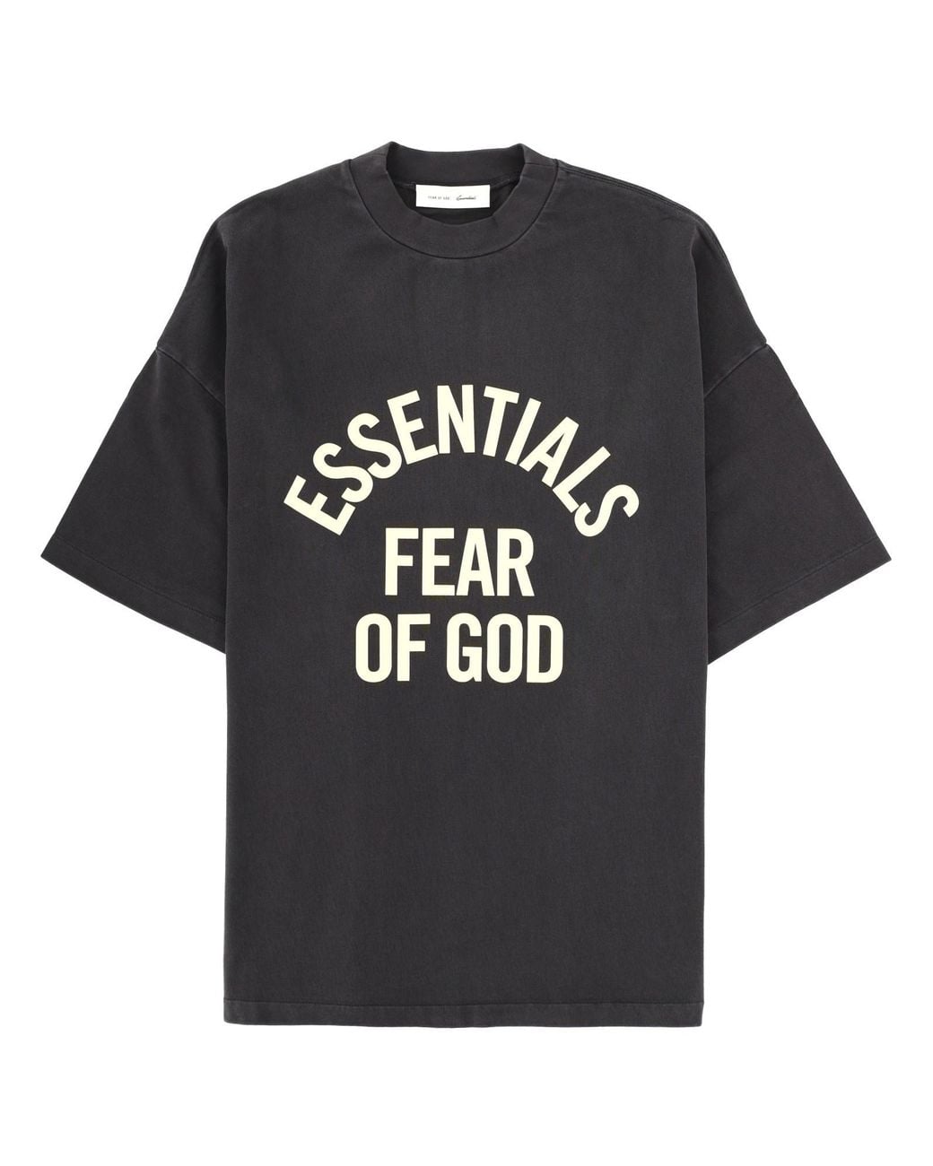 Fear Of God Black "Campus 90's" Short Sleeve Tee for men