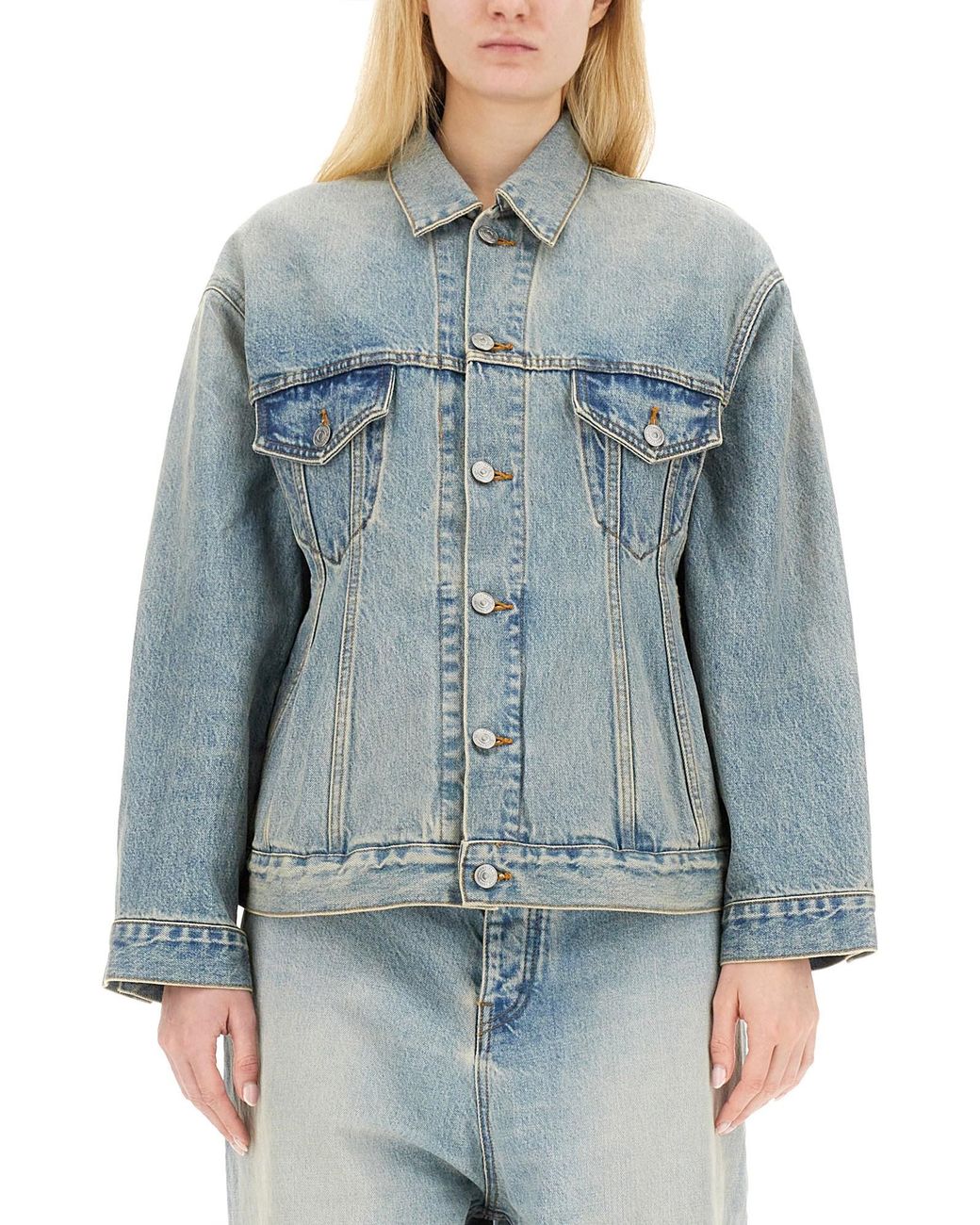 Balenciaga Blue Hourglass Jacket