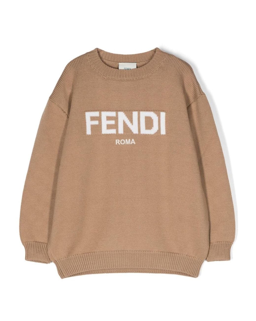 Fendi Natural Pullover Roma Kni