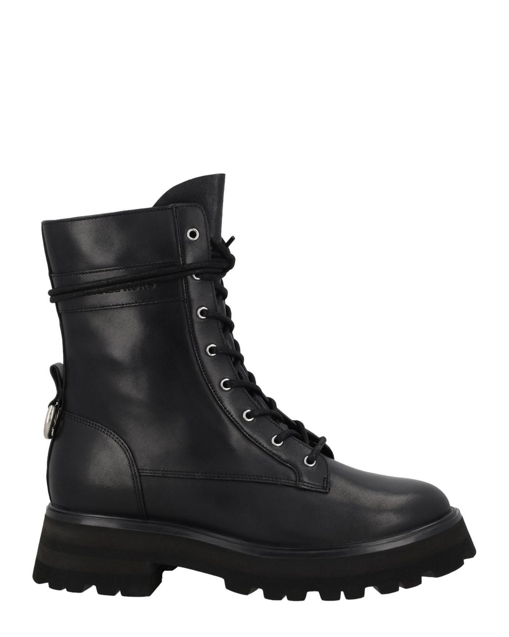 MICHAEL Michael Kors Black Stivaletto "Combat Caleb"