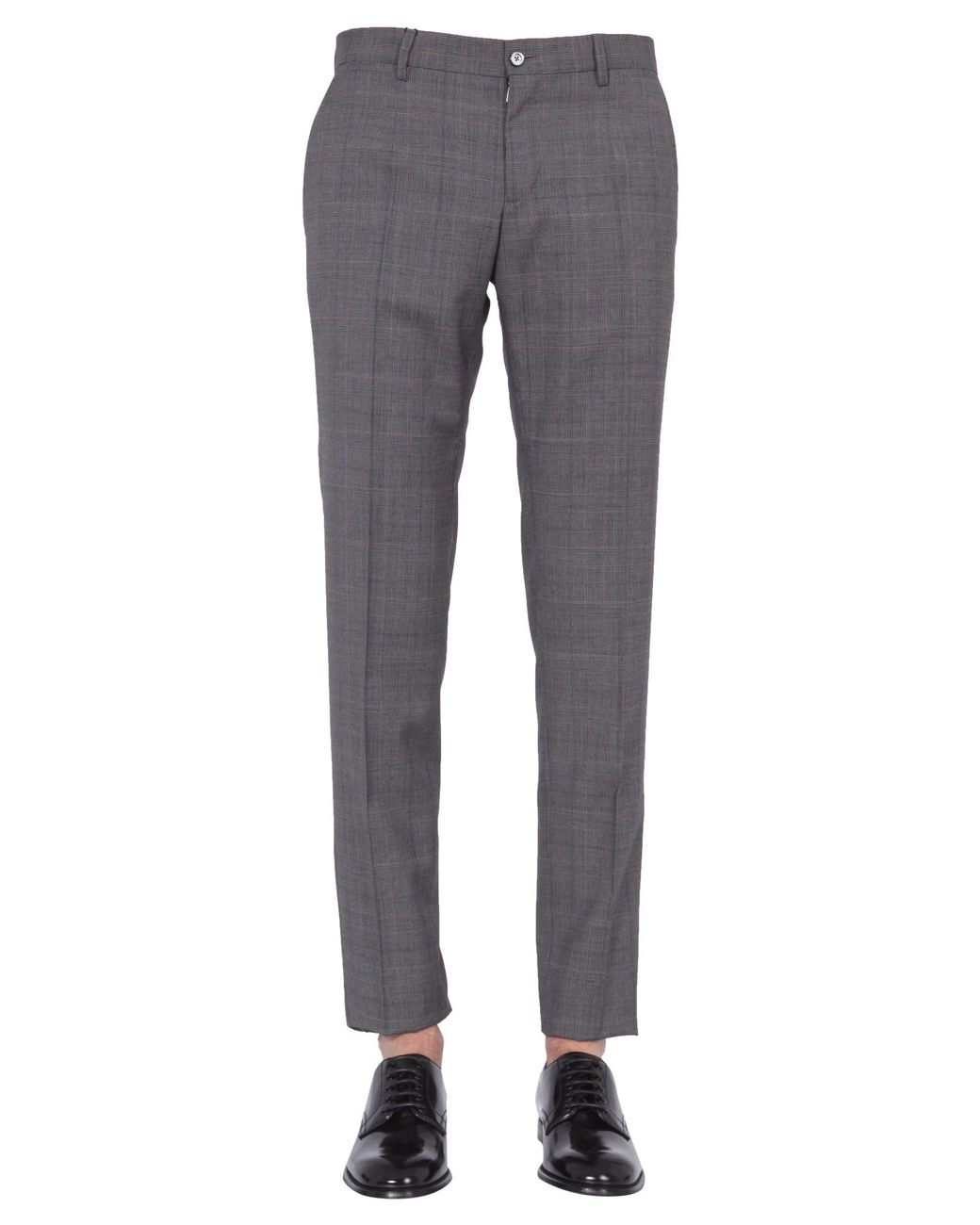 Dolce & Gabbana Prince Of Wales Wool Pants in Grey (Gray) for Men - Lyst
