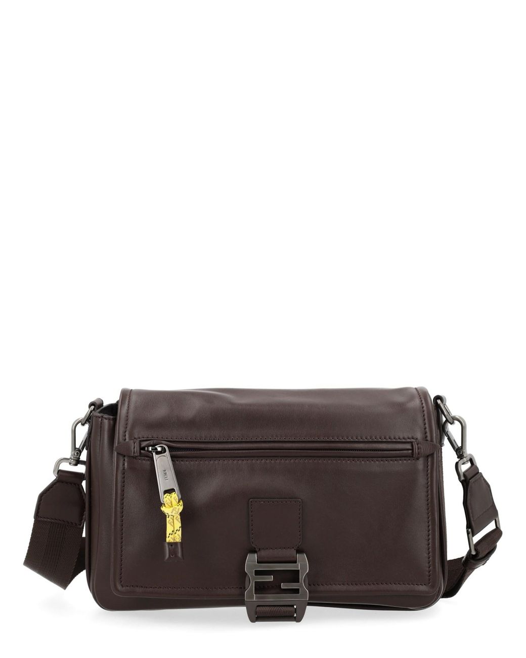 Fendi Brown Borsa "Flux Messenger" for men