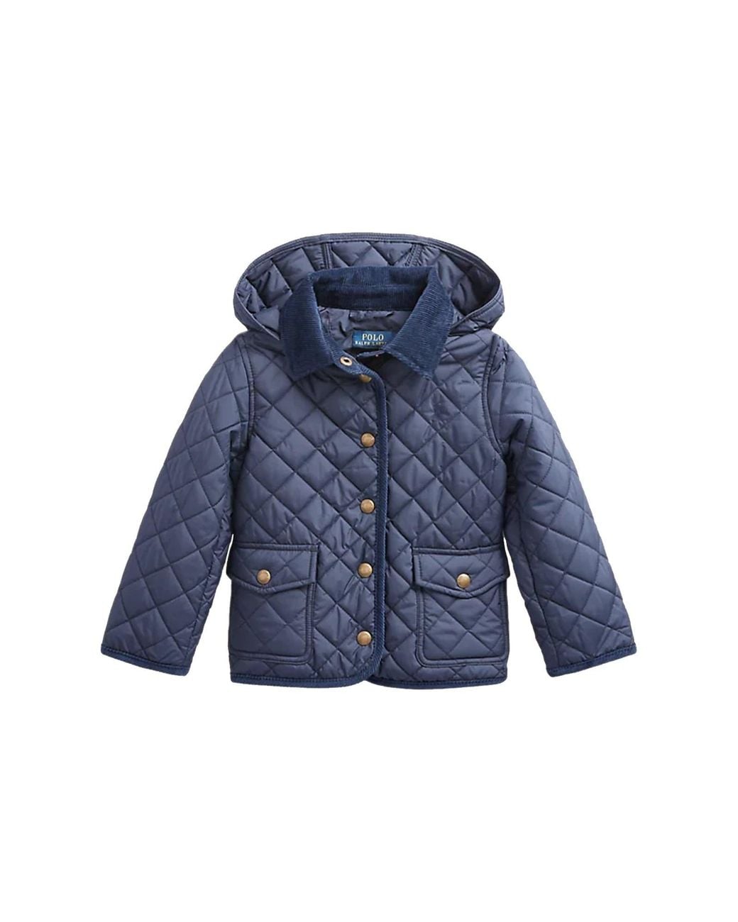 Polo Ralph Lauren Blue Jacket With Logo
