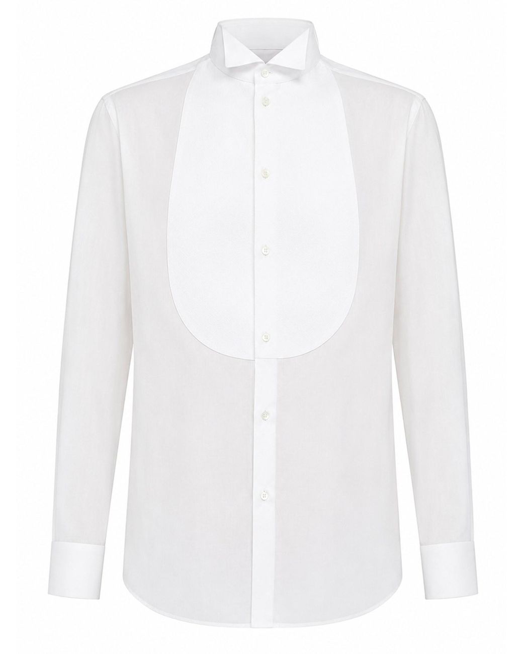Giorgio Armani White Camicia Smoking for men