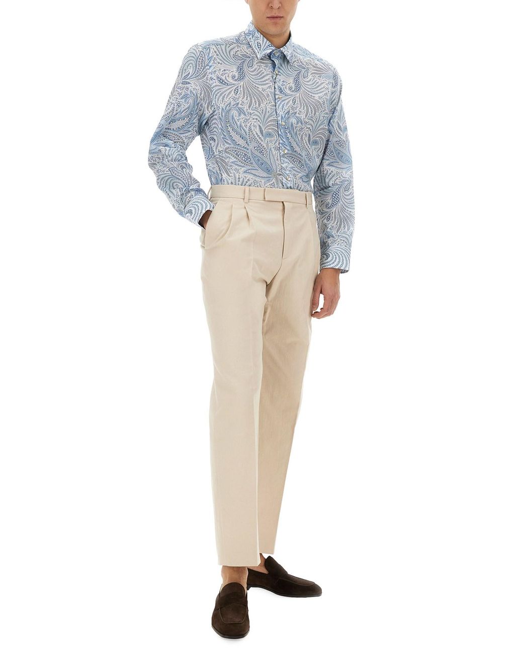 Camicia di Etro in Blue da Uomo