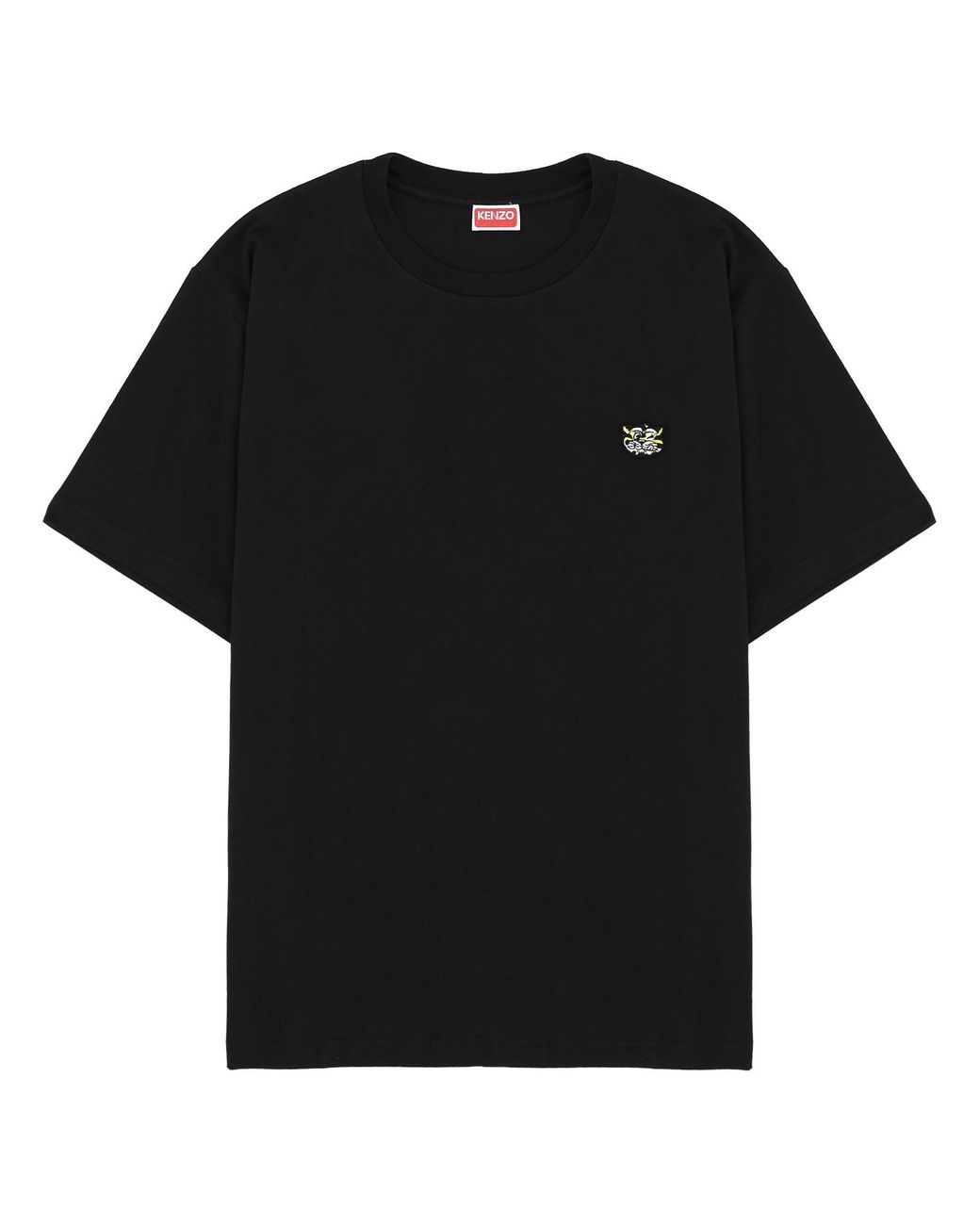 KENZO Black T-Shirt With Logo for men