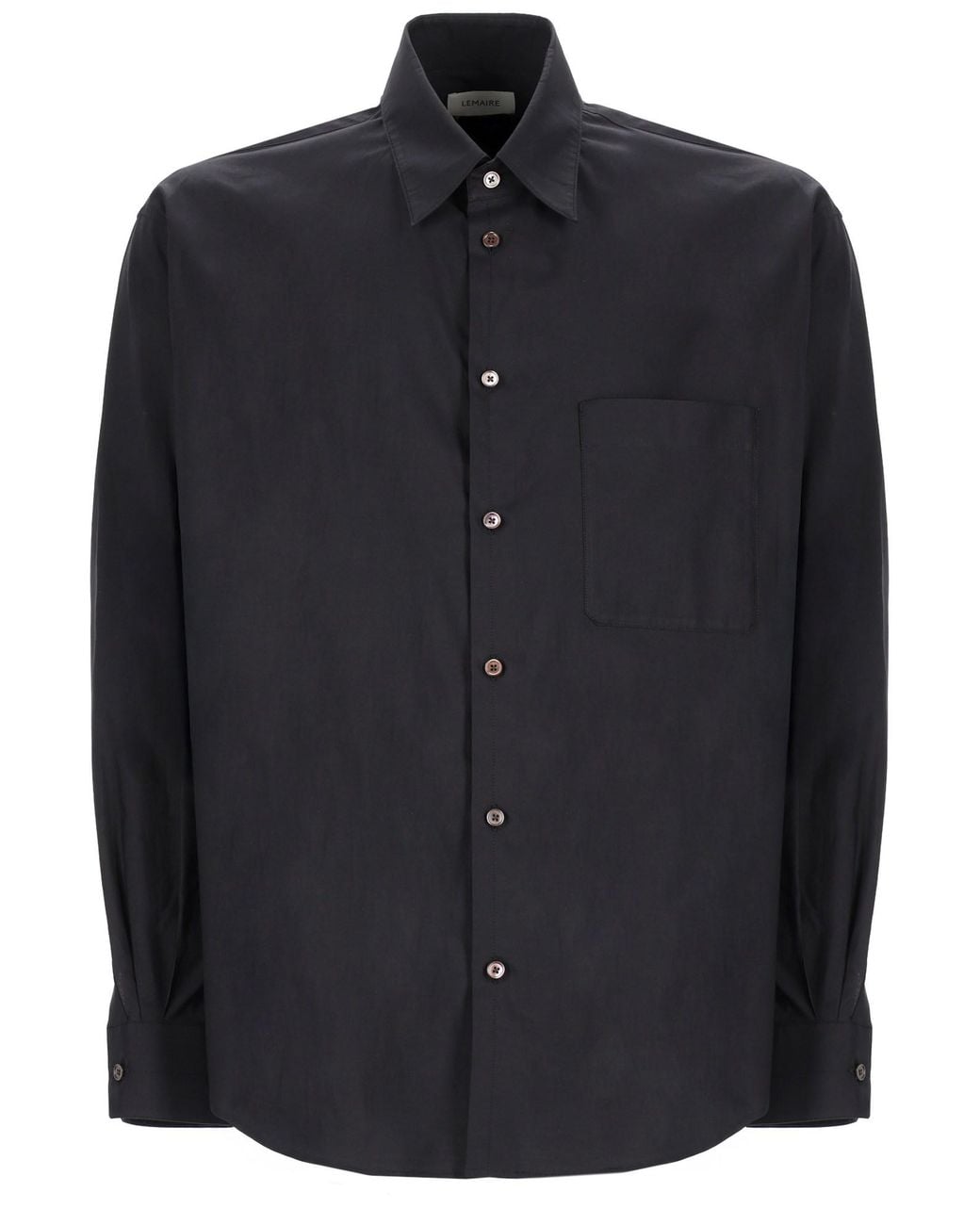 Lemaire Black Camicia for men