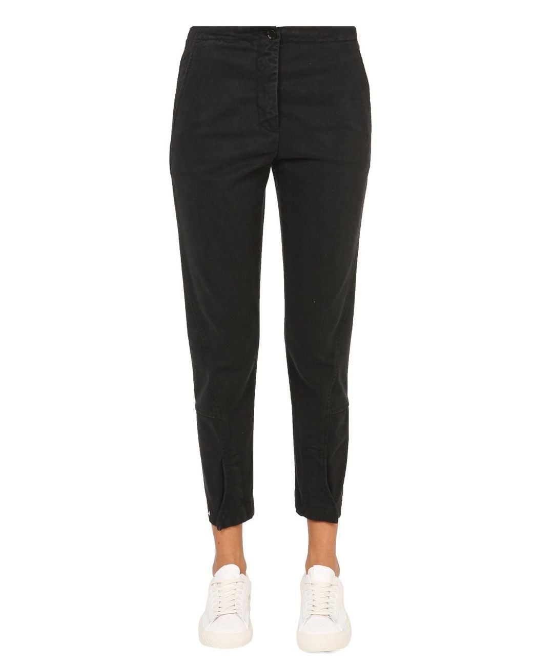 Aspesi Black Frank Pants
