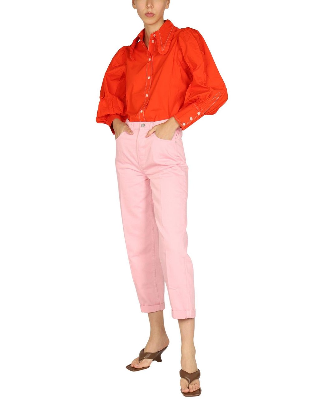 PANTALONE TOBY IN COTONE di Boyish in Pink