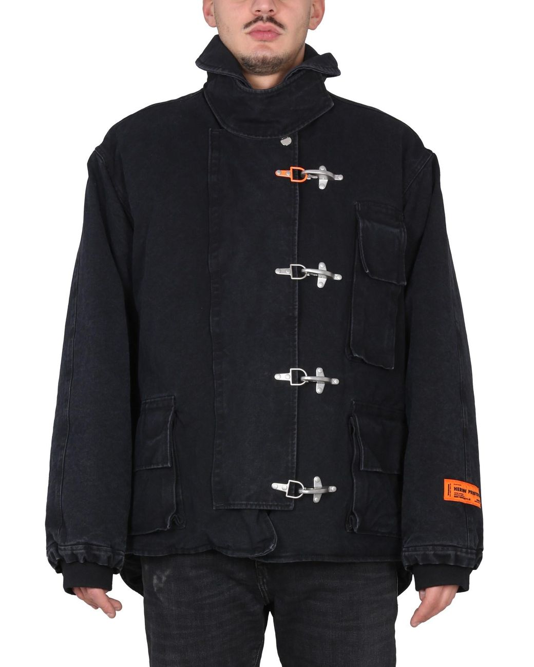 Heron Preston Black Canvas Jacket for men