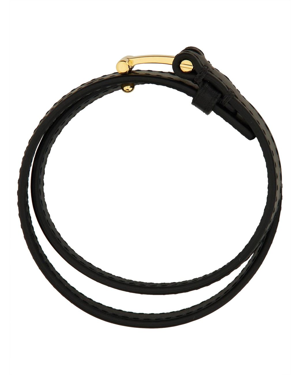 Bracciale Con Logo di Tom Ford in Black da Uomo