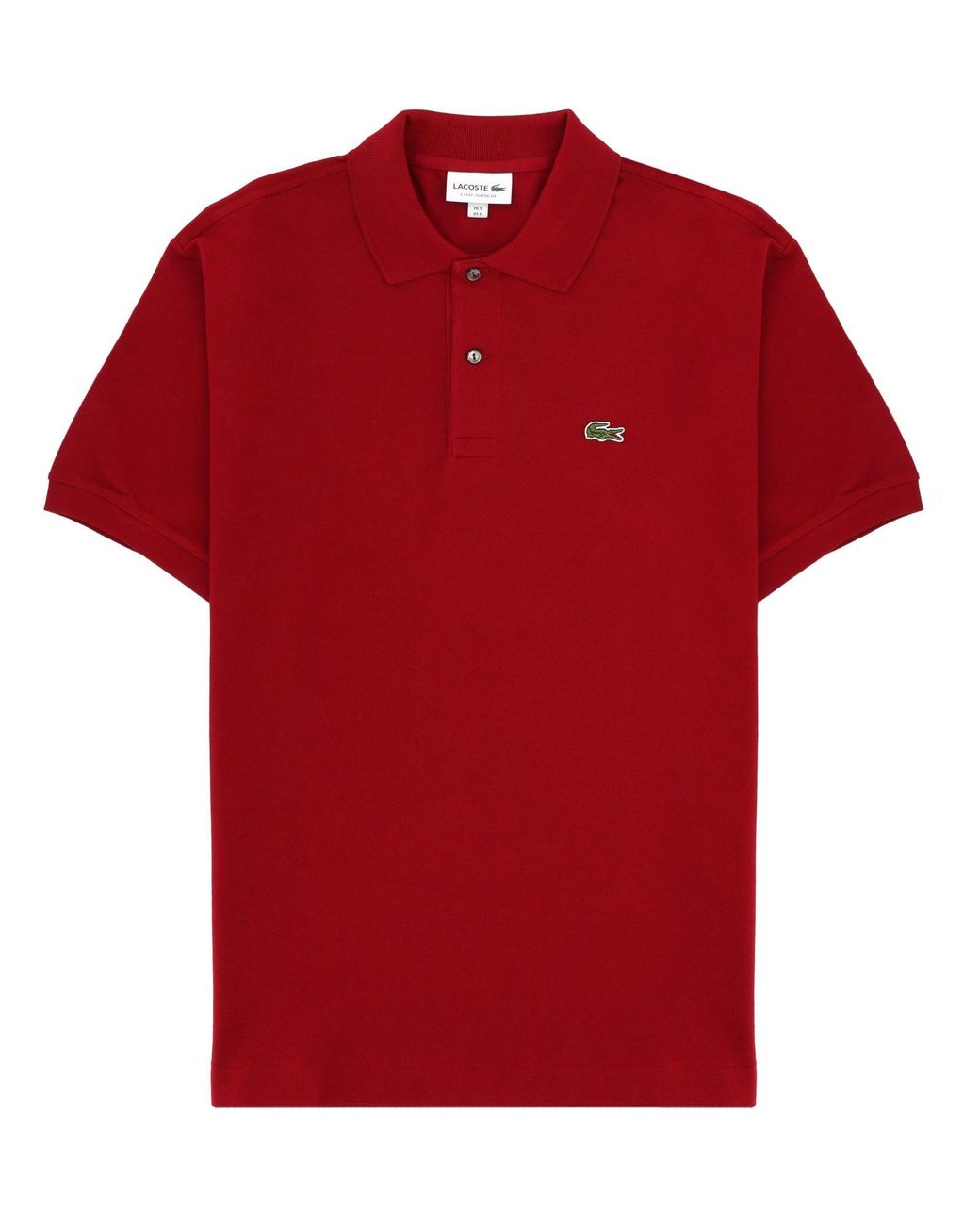 Lacoste Red Polo With Logo for men