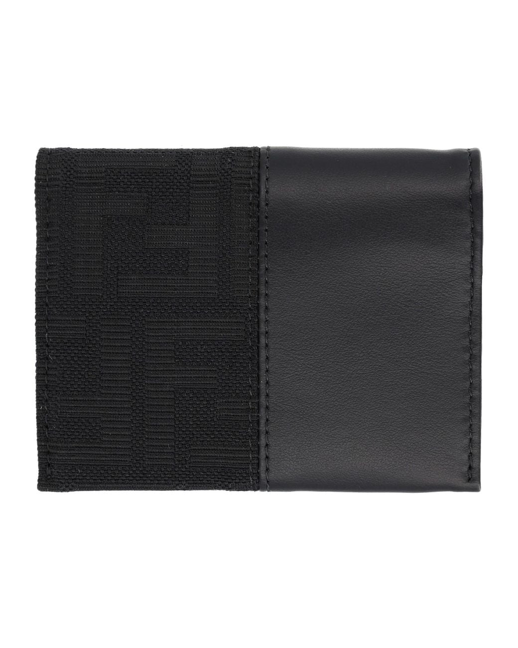 Fendi Black Portacarte Ff Con Fascia for men