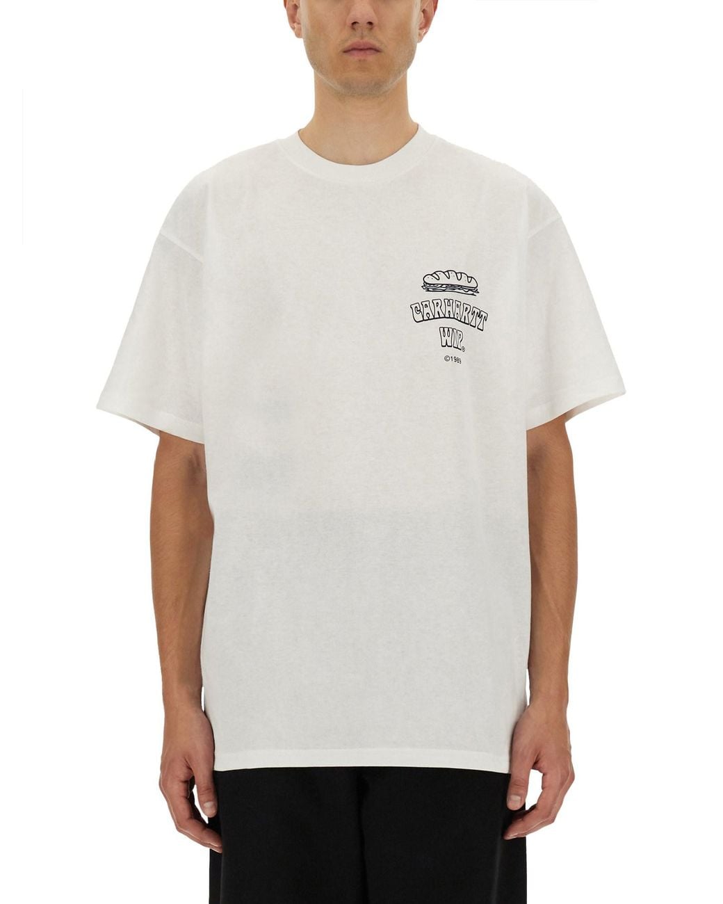 Carhartt White Sandwich Tshirt for men