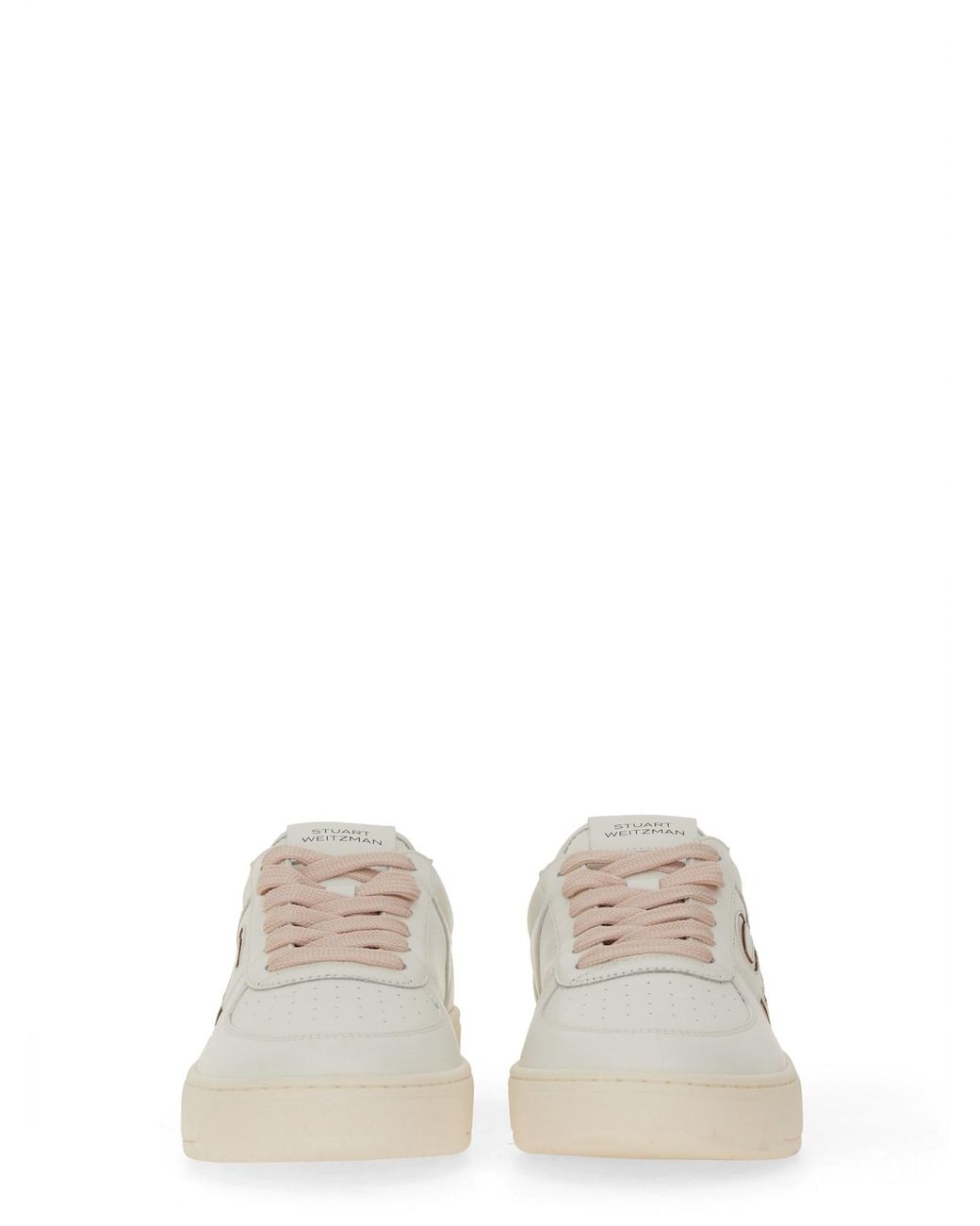 Sneaker Con Logo di Stuart Weitzman in White
