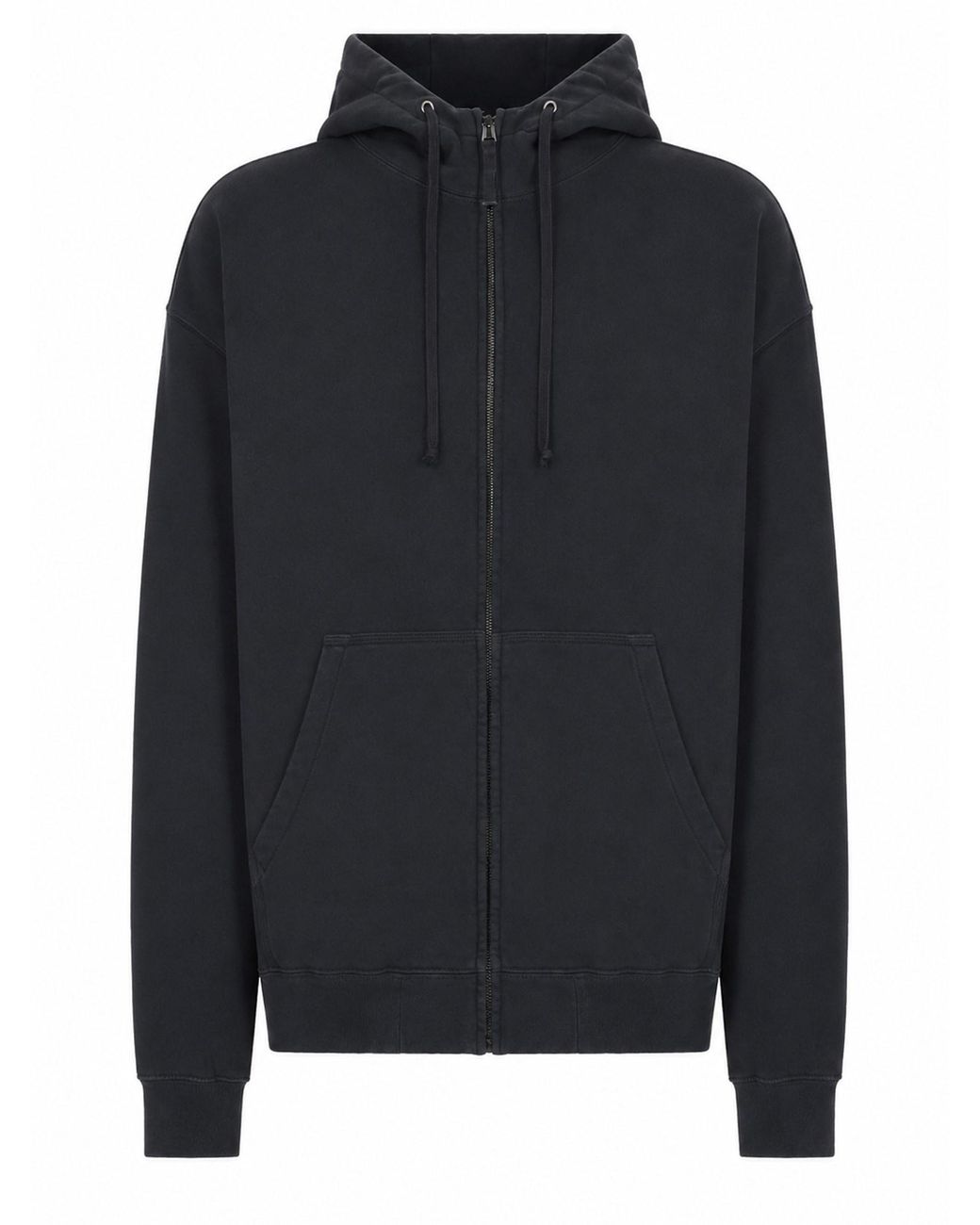 Maison Margiela Blue Zip-Up Hoodie for men
