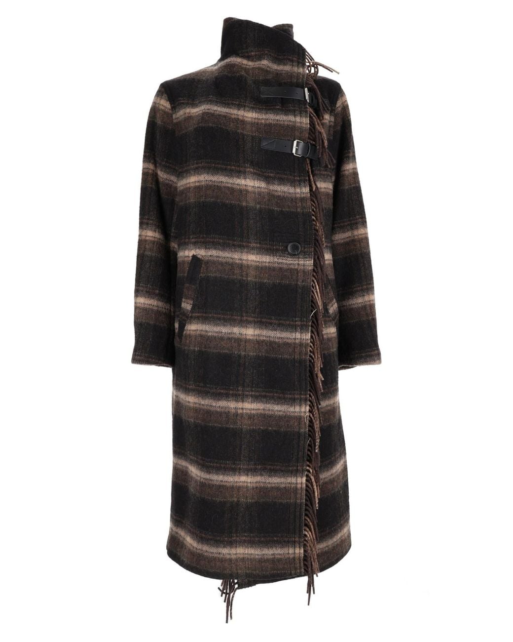 Isabel Marant Black Cappotto "Gihan"