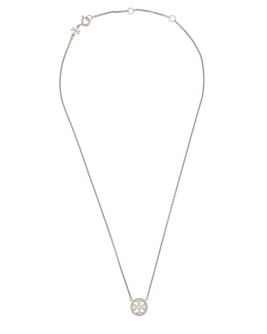 Tory Burch Metallic Collana Miller Pavè