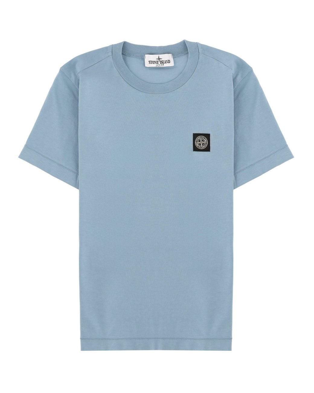 Stone Island Blue T-Shirt Con Logo