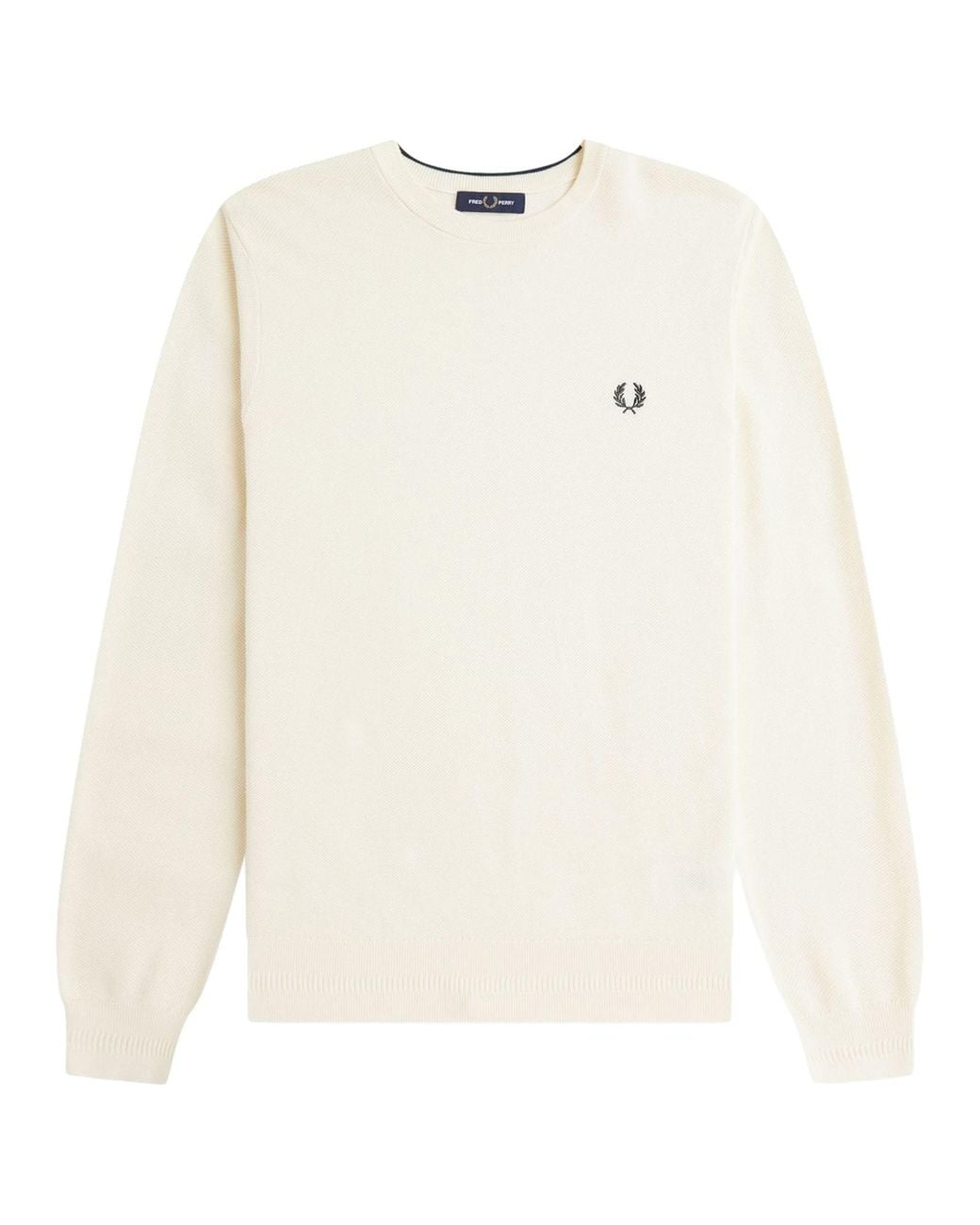 Fred Perry White Maglia Con Logo for men