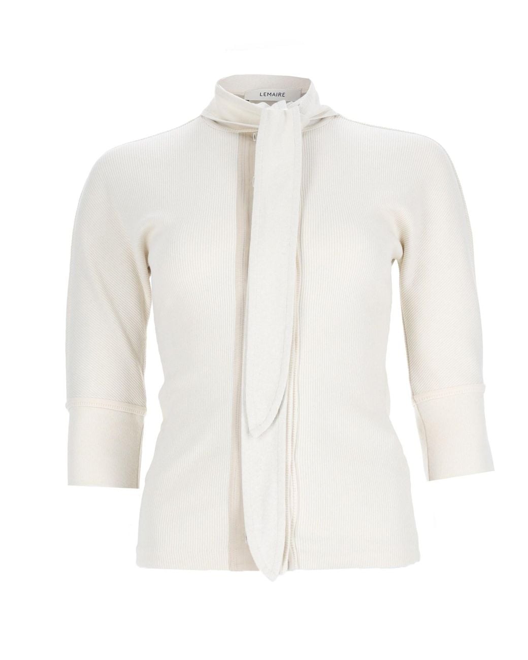 Lemaire White T-Shirt "Ascot"