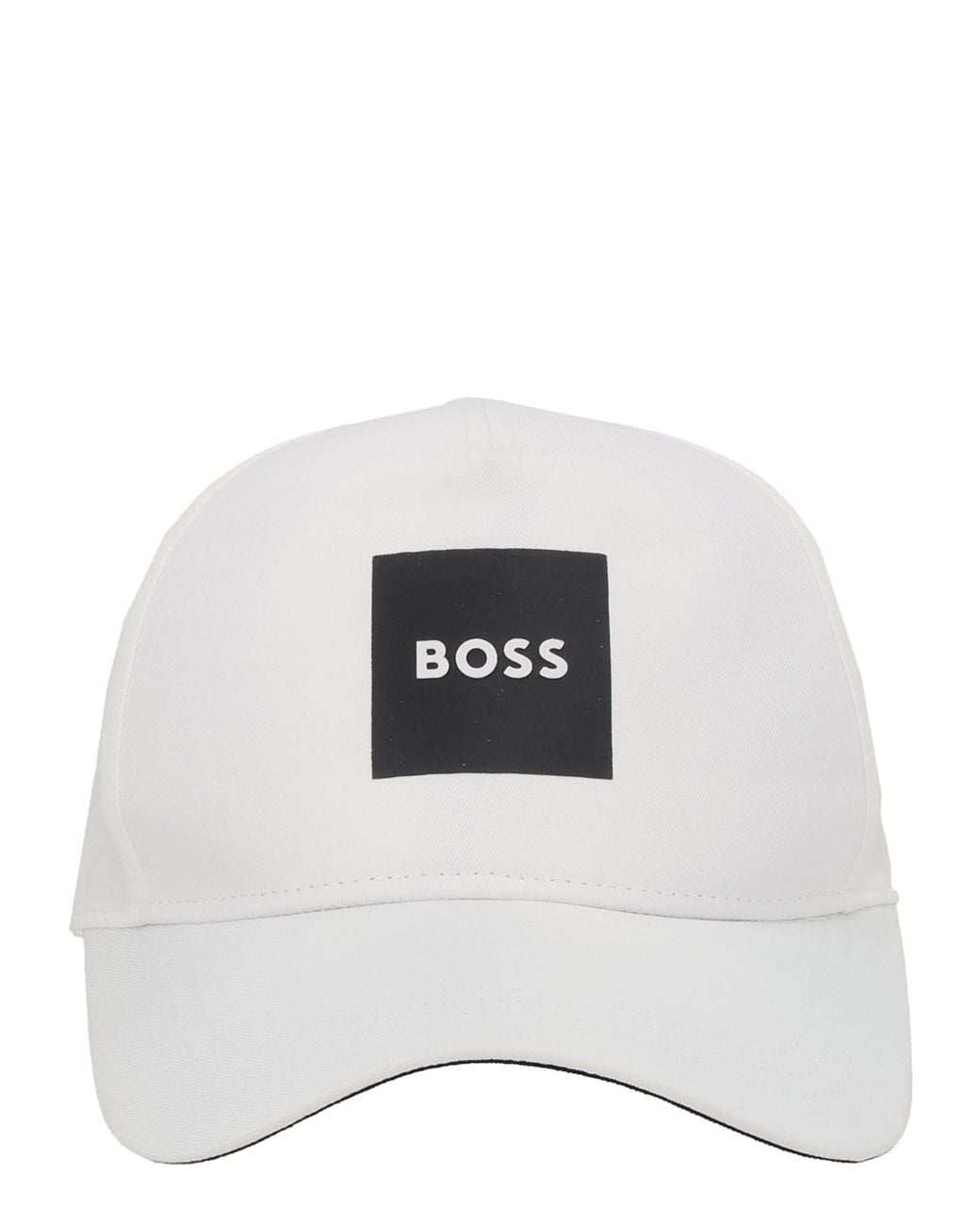 Boss White Cappello Da Baseball Con Logo