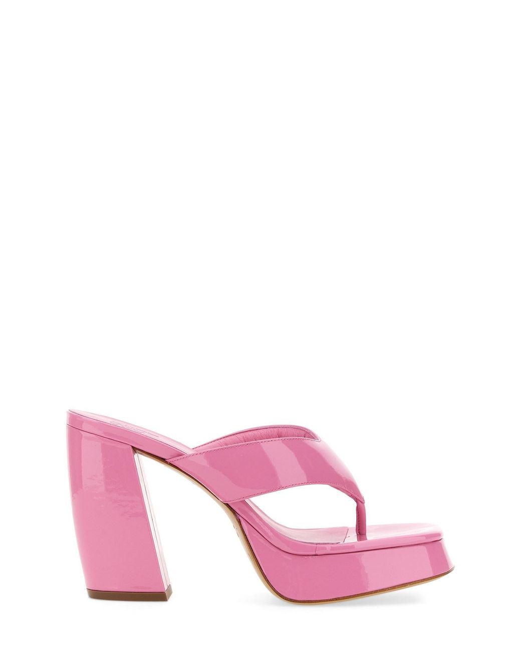 Gia Borghini Pink Patent Sandal