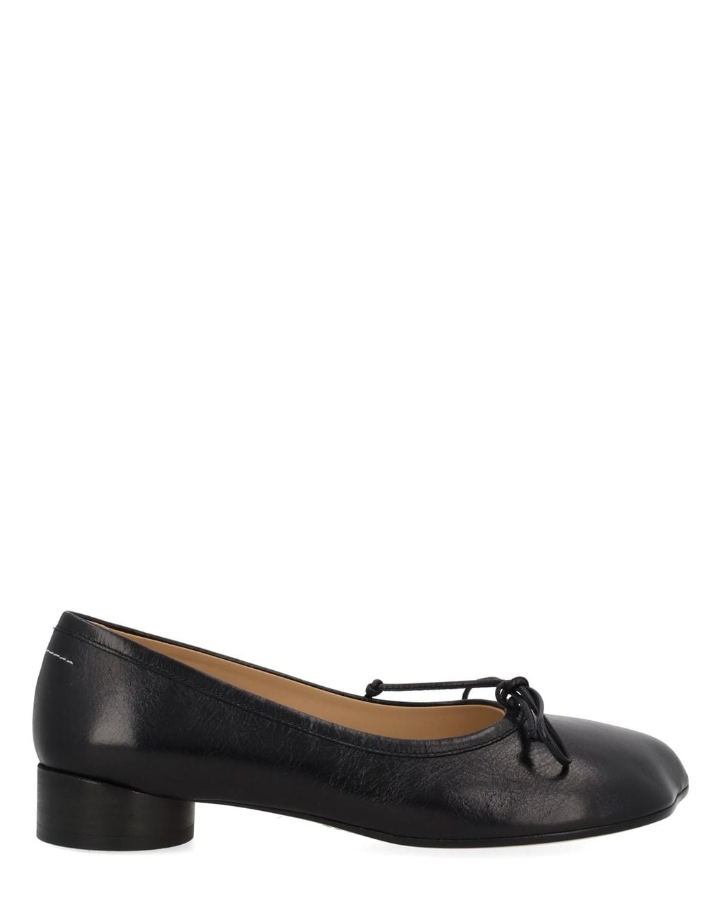 MM6 by Maison Margiela Black Ballerina With Anatomical Toe