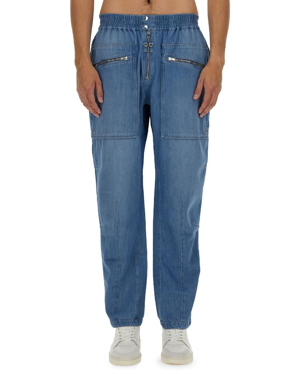 Isabel Marant Blue Cotton Pants for men