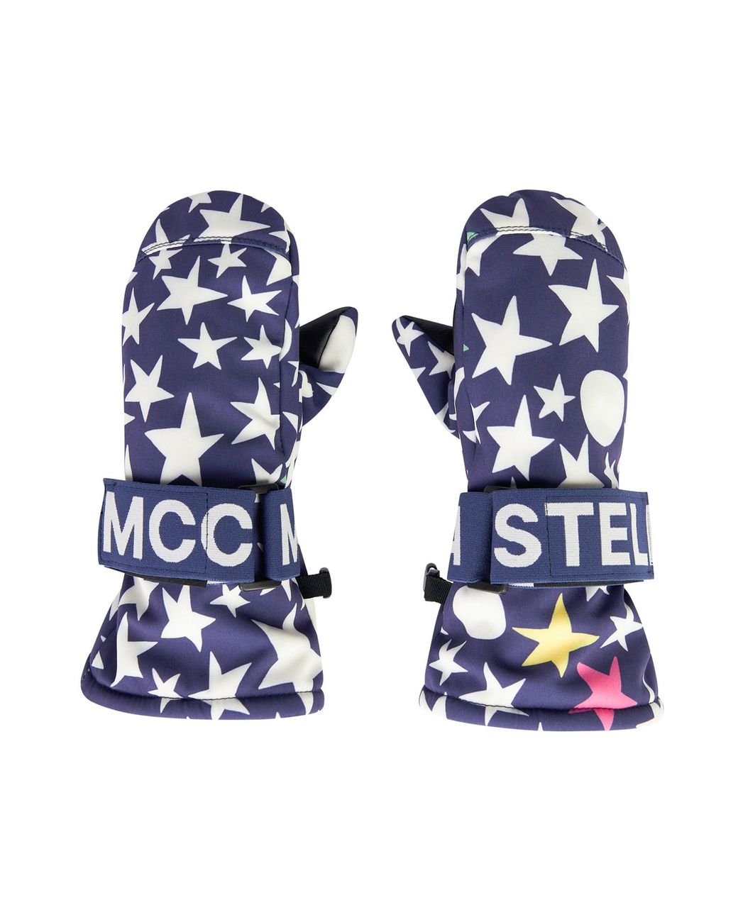 Stella McCartney Blue "Stars" Ski Gloves