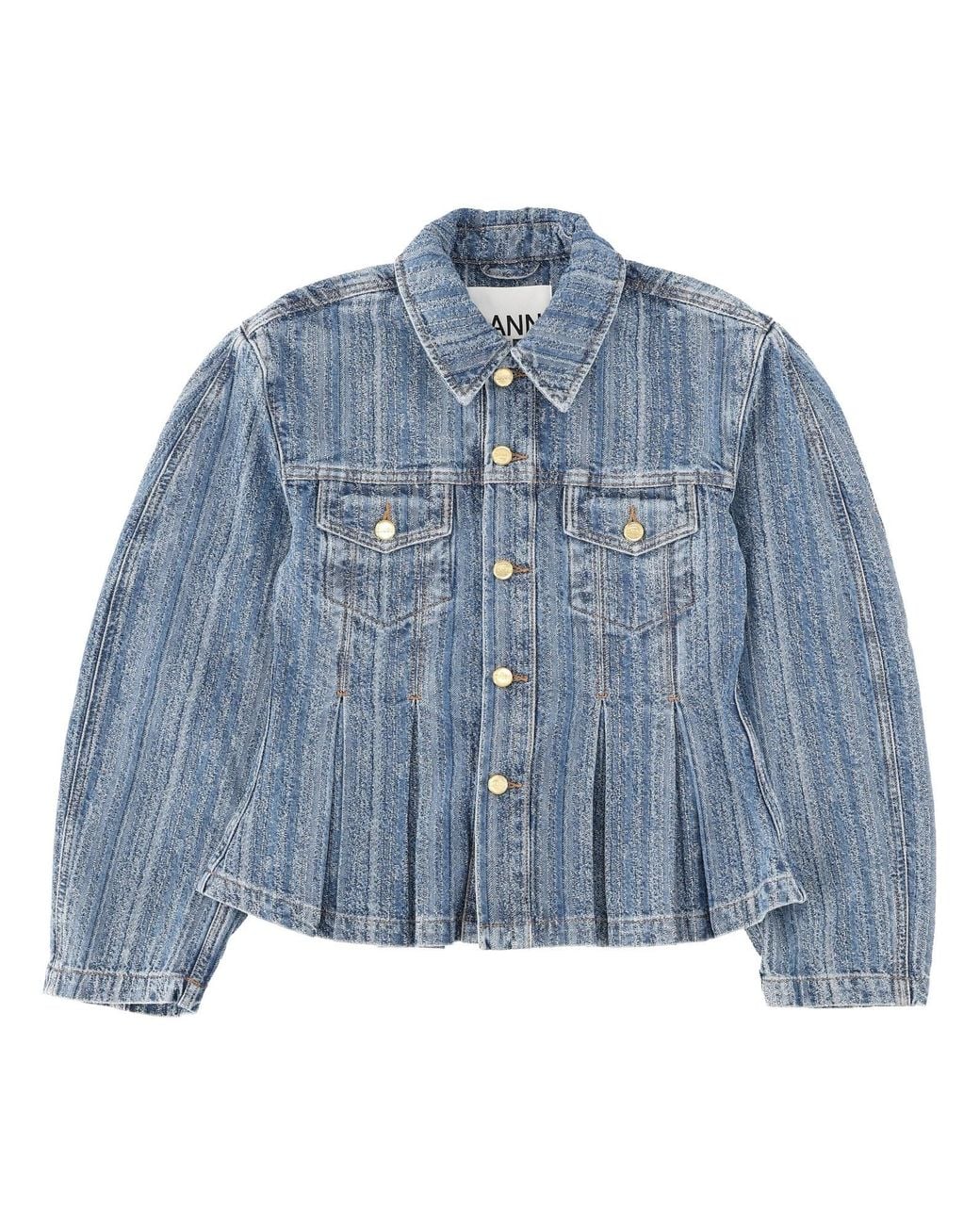 Ganni Blue Denim Jacket