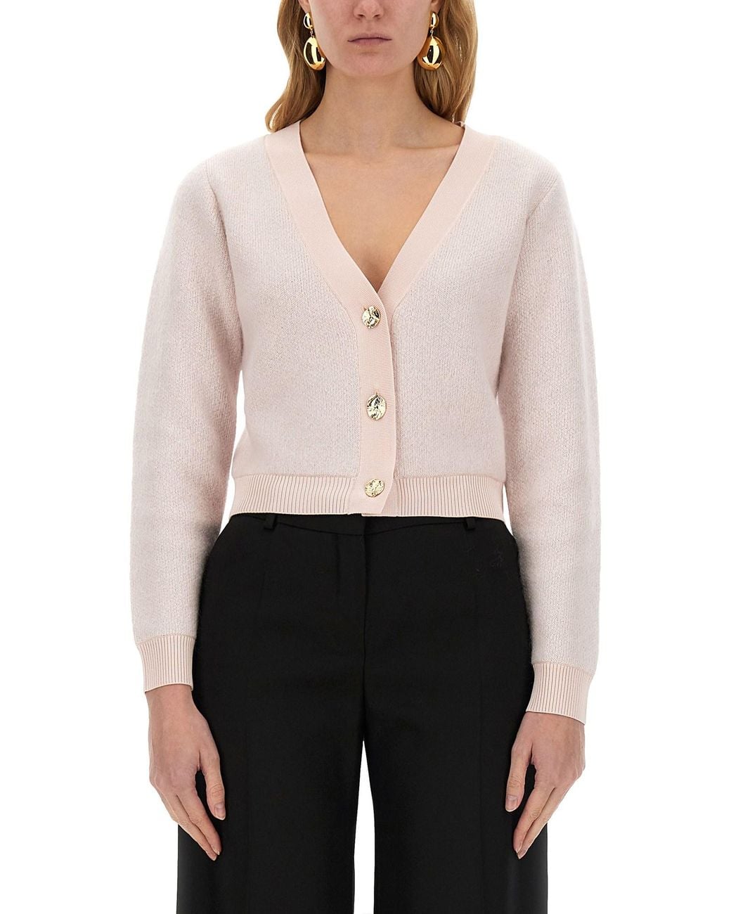 Nina Ricci White Mohair Cardigan