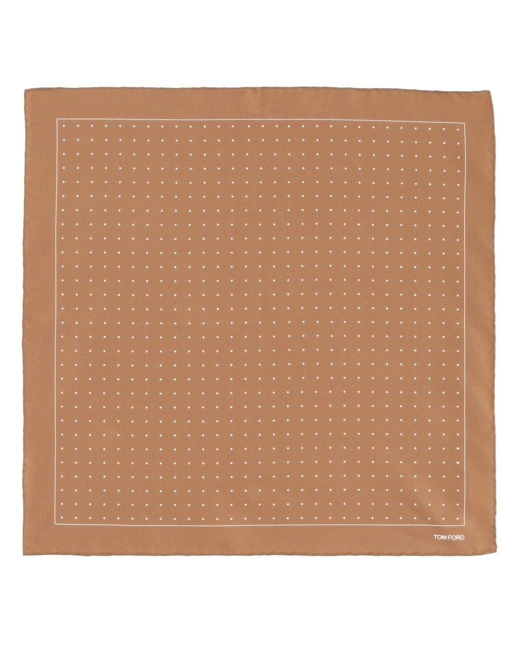 Tom Ford Brown Pocket Handkerchief for men