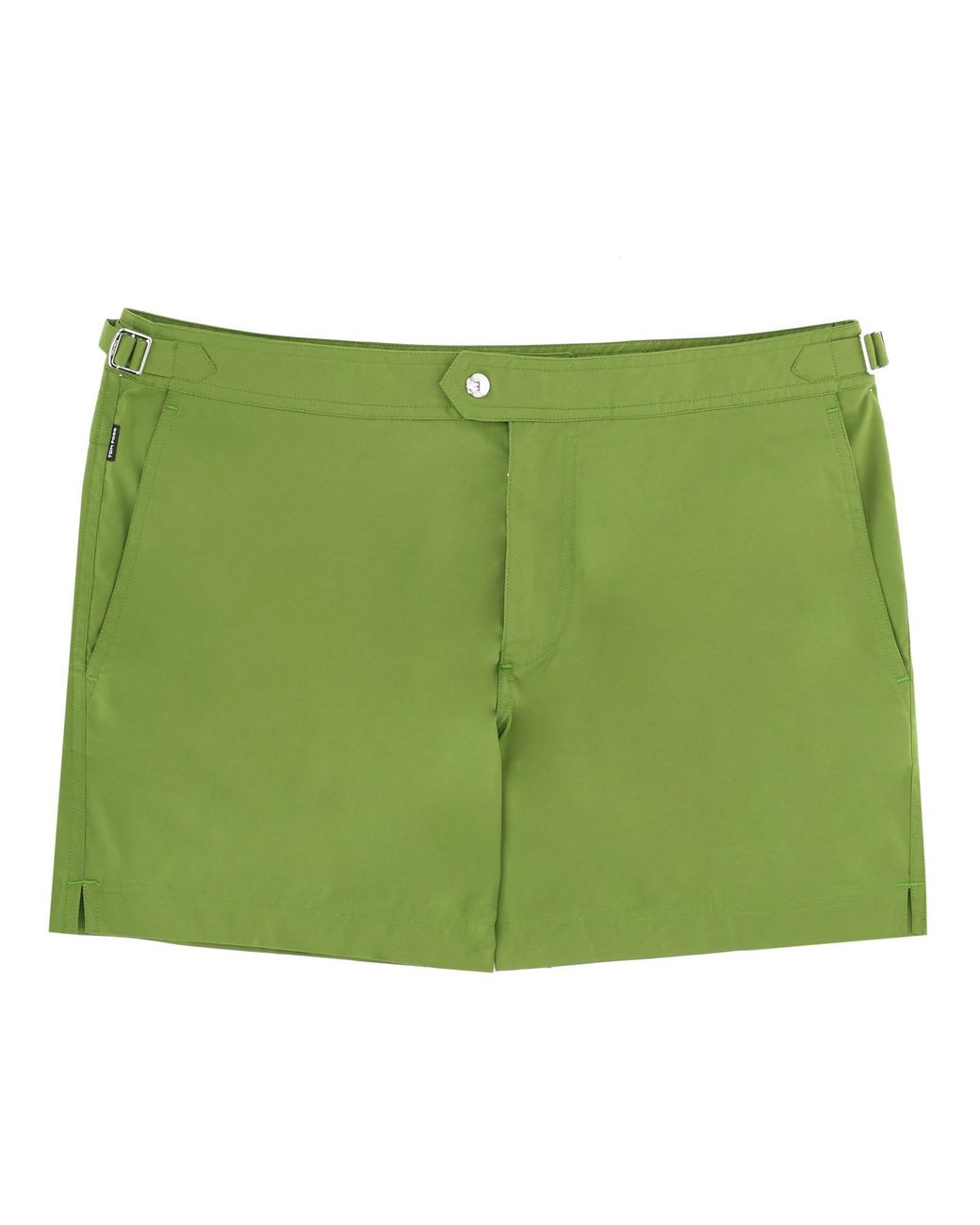 Tom Ford Green Belted Swim Shorts for men
