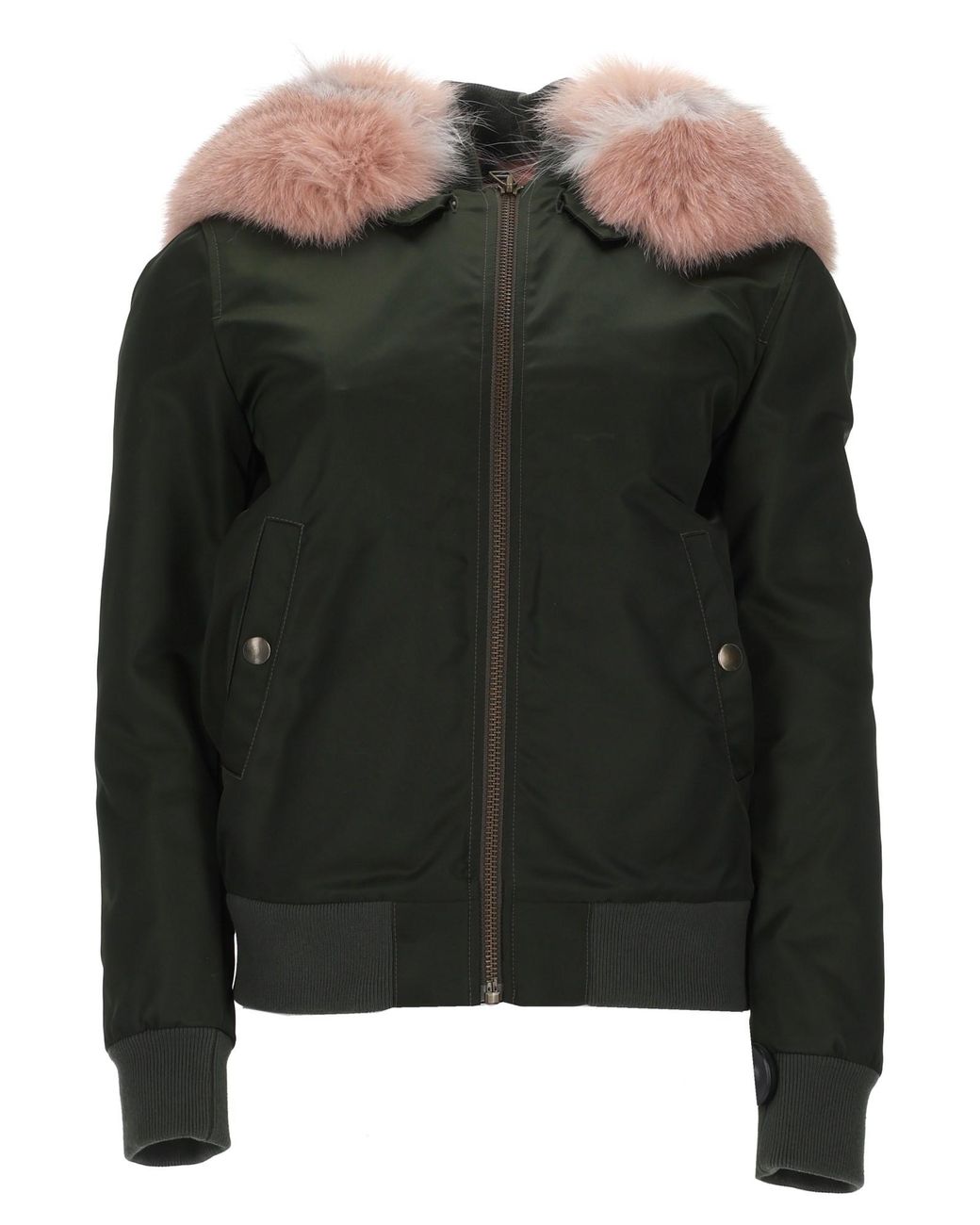 MR & MRS Black Giacca Bomber Con Cappuccio