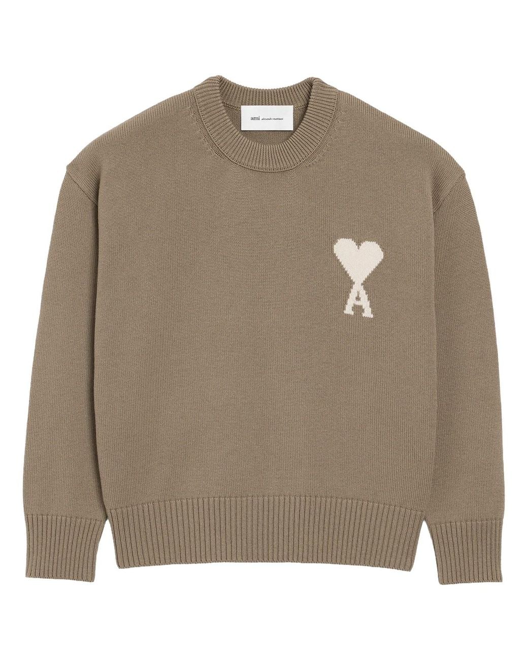 AMI Natural Jersey With Logo for men