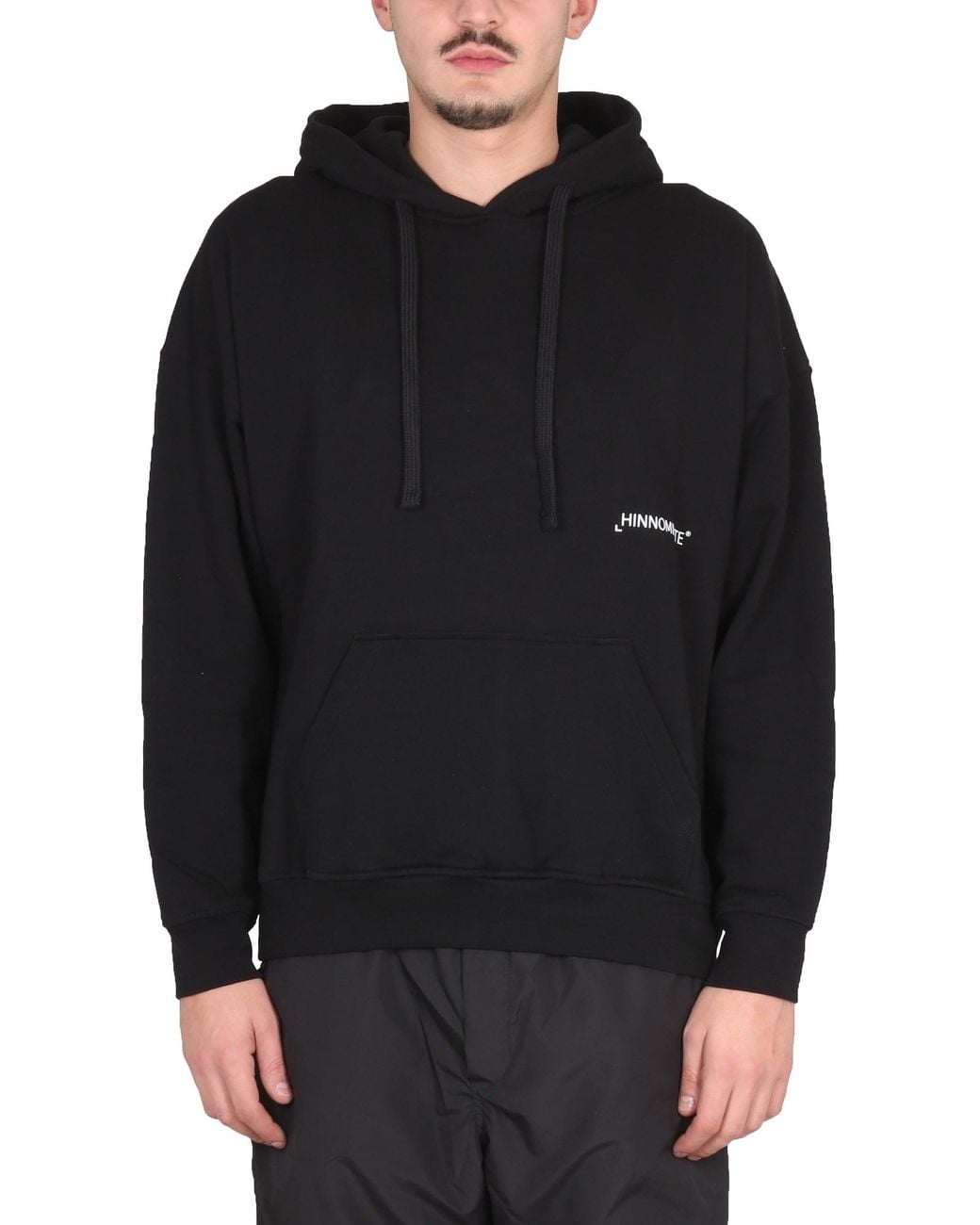 hinnominate Black Sweatshirt With Logo for men