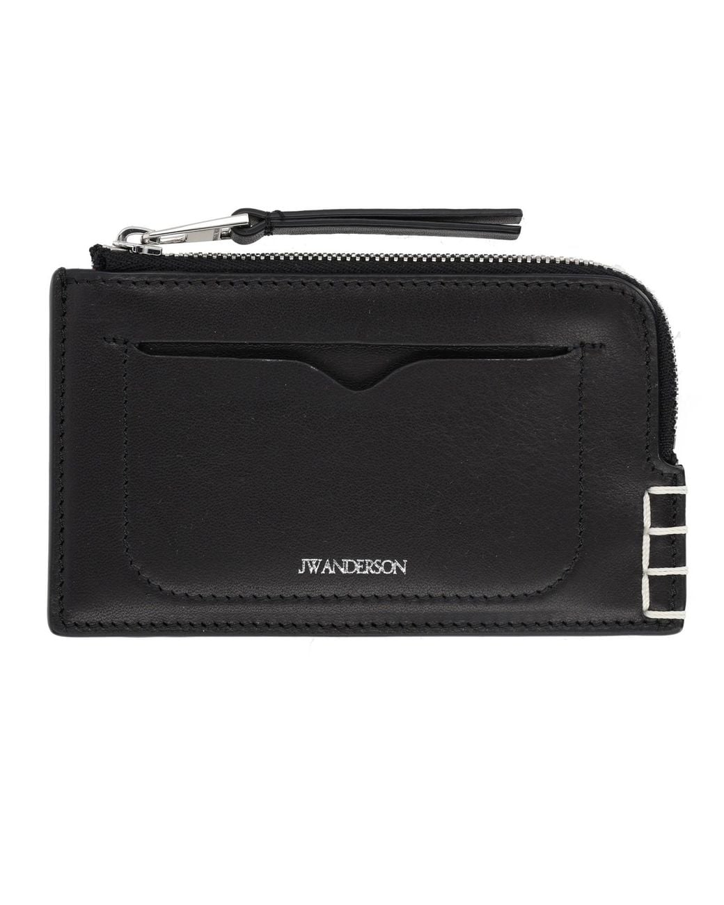 J.W. Anderson Black Portafoglio Con Zip
