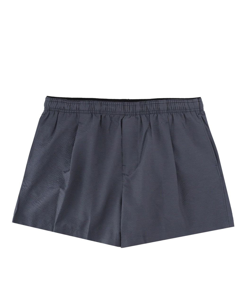 Our Legacy Blue Swim Shorts Moonwake Coast Seersucker for men