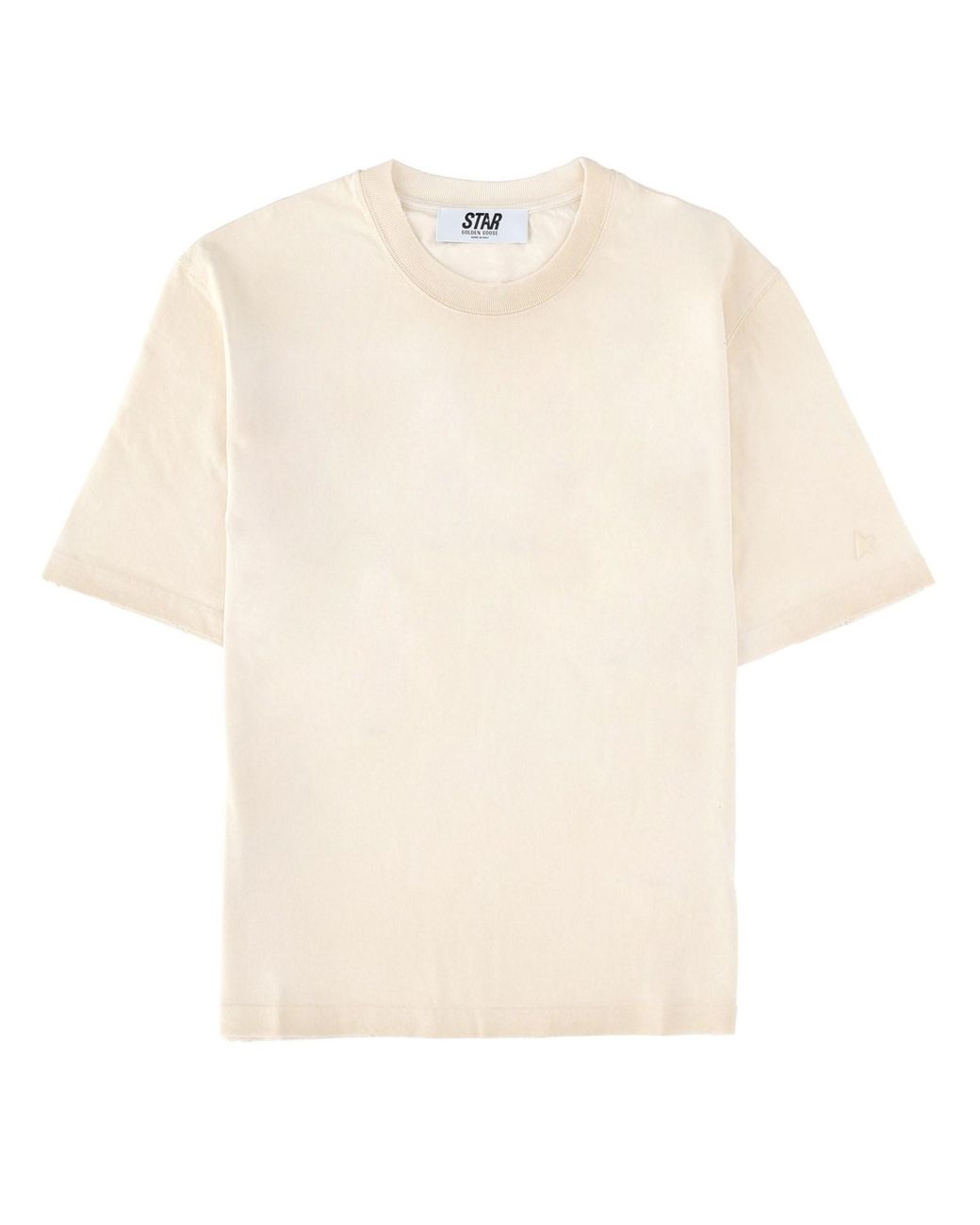 Golden Goose Deluxe Brand White T-Shirt Logo