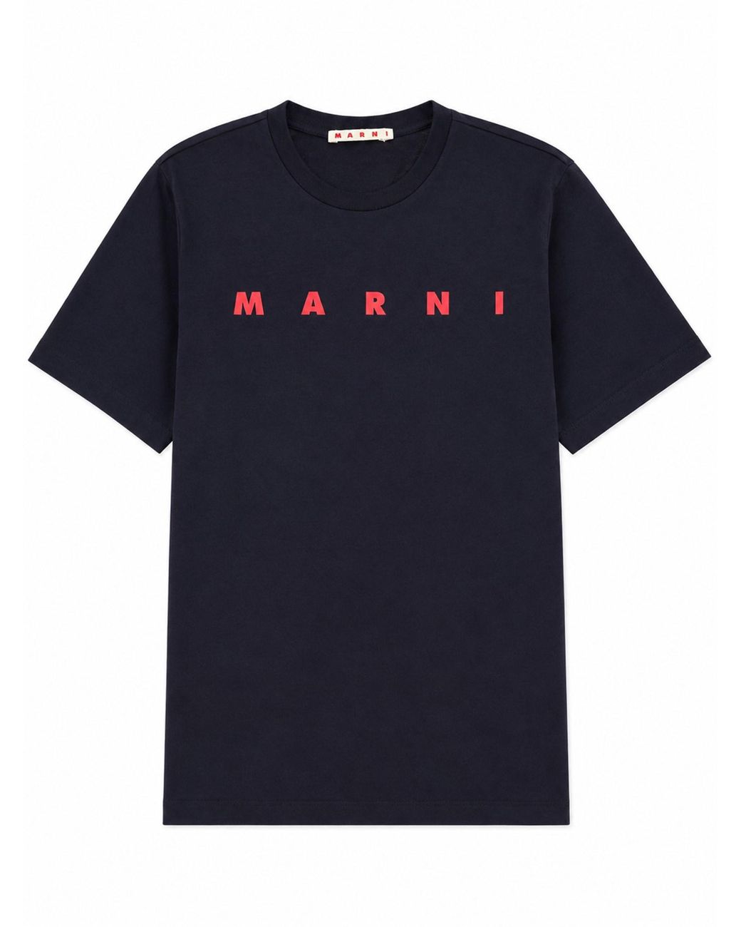 Marni Blue T-Shirt Con Logo