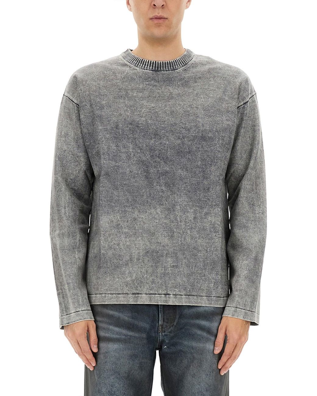 DIESEL Gray K-Brutus Jersey for men