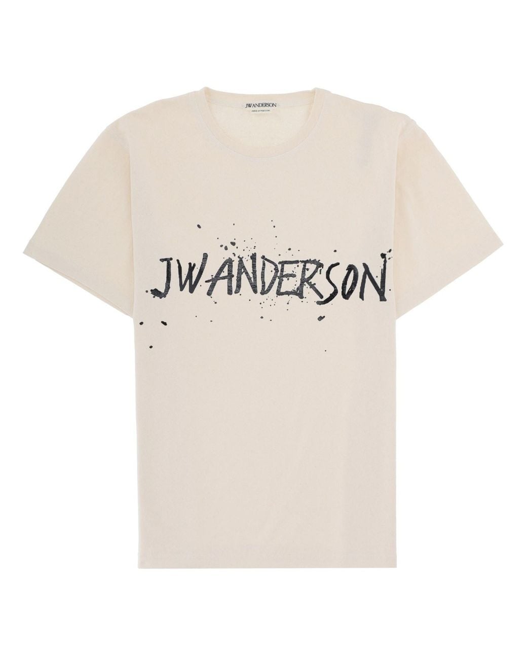 J.W. Anderson White T-Shirt With Logo for men