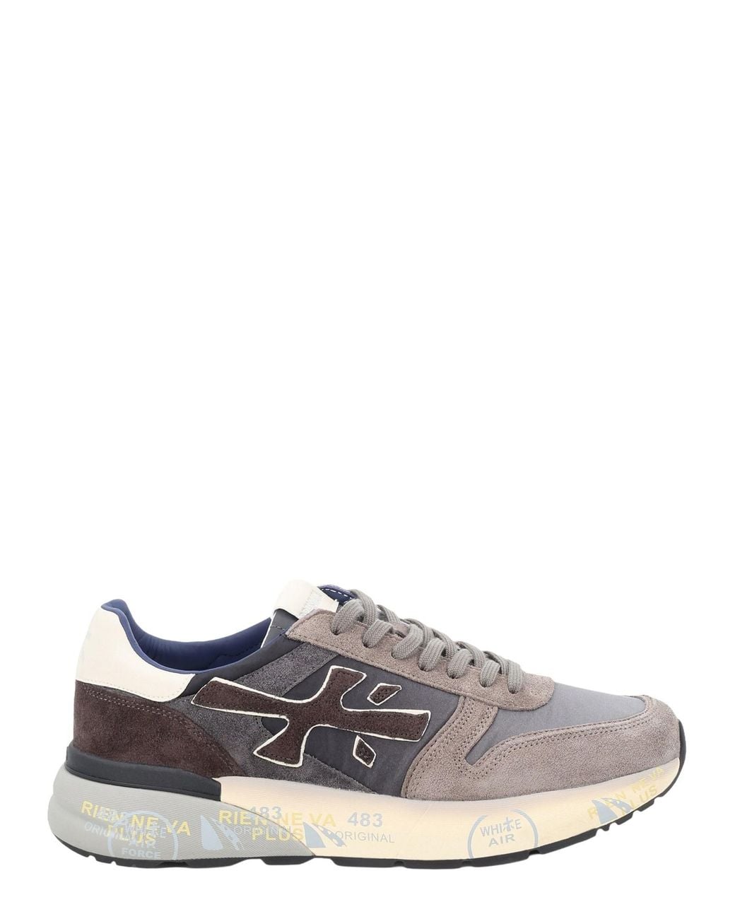 Premiata White Sneaker "Mick" for men