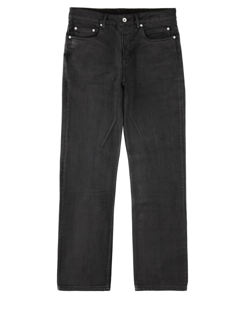 Rick Owens Gray Jeans "Fog Cut" for men